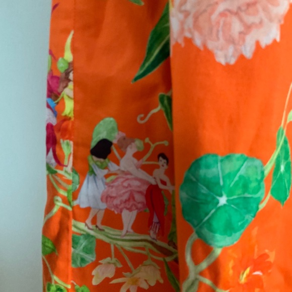 Rachel Antonoff Orange Floral Halter Dress - Picture 8 of 8